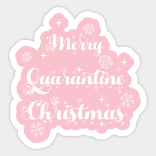 merry quarantine christmas Sticker